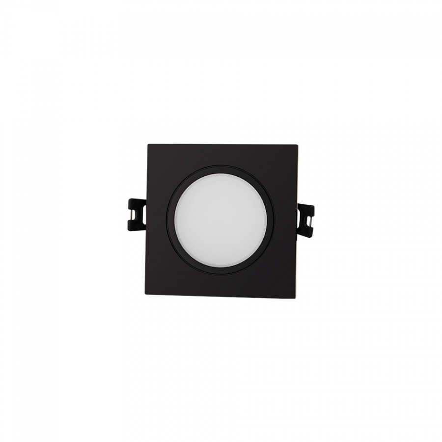 Aro Quadrado Fixo IP65 | Preto