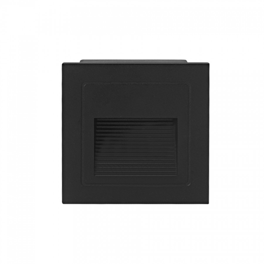 SKAT 5W 3000K | Aplique de Parede (Encastrar) Preto