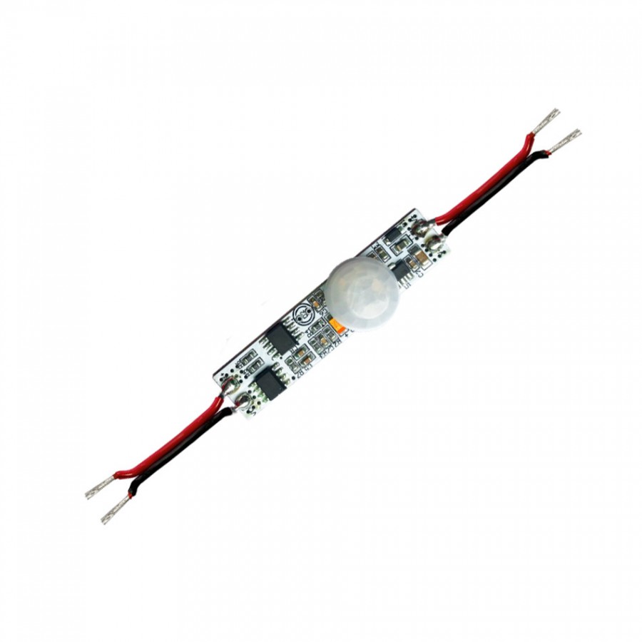 Sensor PIR para Perfil Alumínio + Fita LED 12V & 24V